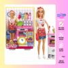 Búp bê Barbie đầu bếp nấu ăn mini kèm bếp và phụ kiện