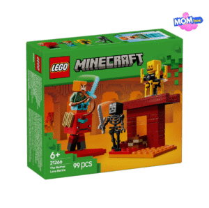 Bộ xếp hình LEGO Minecraft với các nhân vật và thế giới game