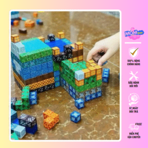 Đồ chơi khối mô  xây dựng sáng tạo, mô hình giáo dục trẻ em