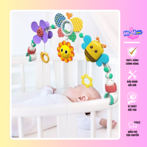 Đồ chơi treo võng cho xe đẩy trẻ em, phù hợp với giường cũi, ghế ô tô, giúp trẻ sơ sinh phát triển cảm giác.